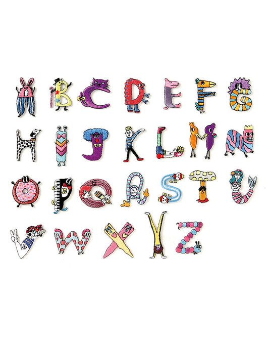 Alphabet Patches by Giiton